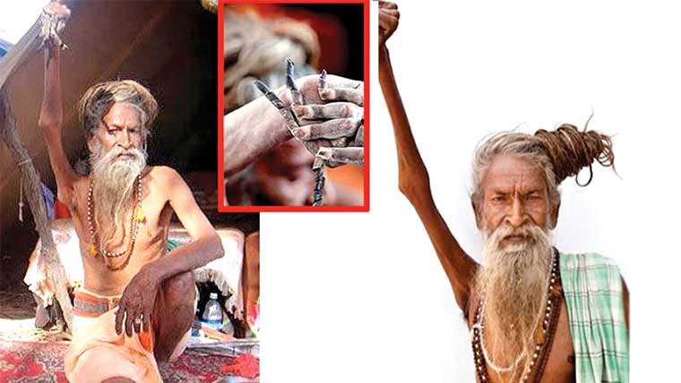 52سال سے ہاتھ ہوا میں معلق رکھنے والا شخص 