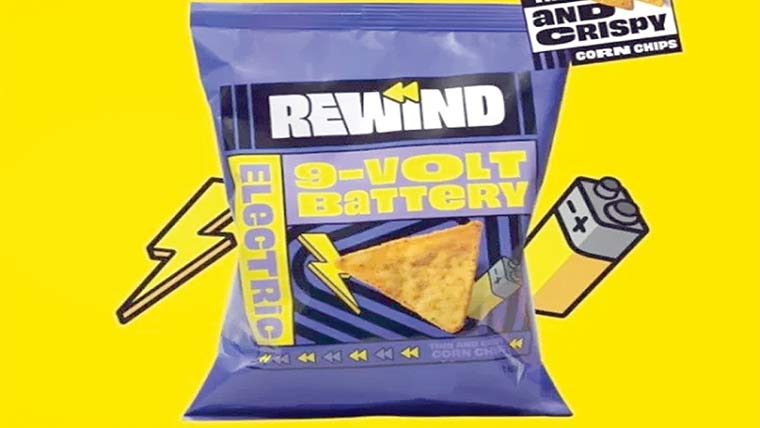 ہالینڈ،9وولٹ بیٹری کے ذائقے والے چپس متعارف 
