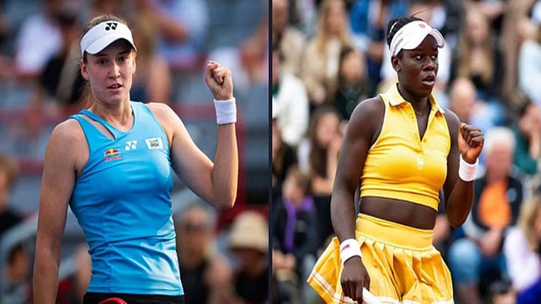 نیشنل بینک اوپن ٹینس ، ریباکینا  اور وکٹوریہ سیمی فائنل میں پہنچ گئیں