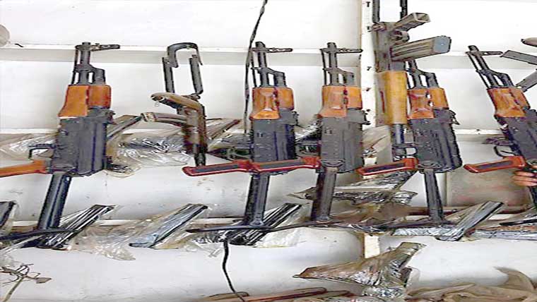 اسلحہ کی نمائش کرنیوالا پکڑا گیا 