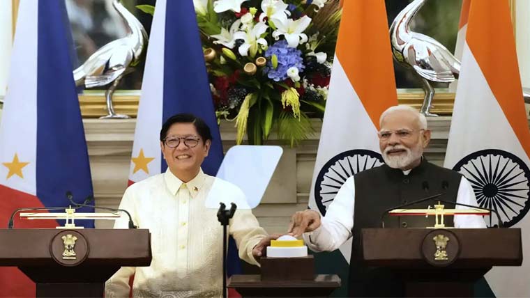 بھارت اور فلپائن کے چین کیخلاف  سٹریٹجک دفاعی معاہدوں پر دستخط