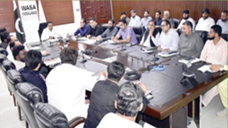 واسا کے نادہندگان کیخلاف کریک ڈاؤن کرنے کی ہدایت  