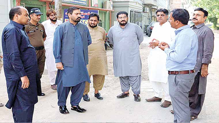 ڈپٹی کمشنر ٹوبہ نے جاری  ترقیاتی منصوبوں کا معائنہ کیا