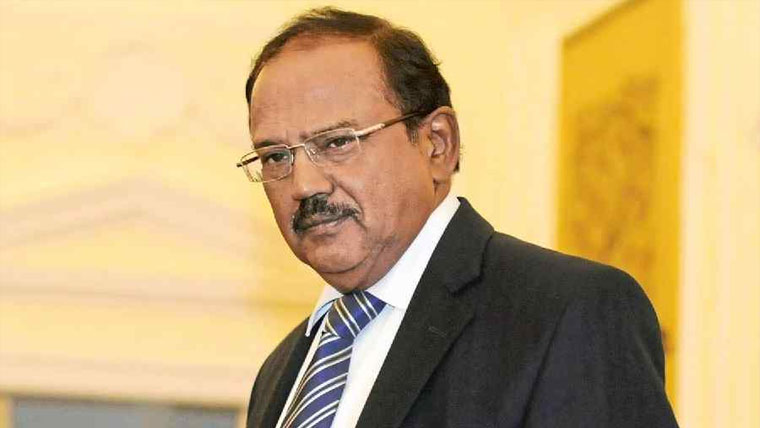  دفاعی نظام کی فوری ترسیل   بھارتی مشیر سلامتی روس پہنچ گئے 