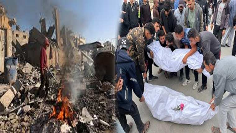 غزہ:اسرائیلی بمباری ،فائرنگ ،مزید93افراد شہید 