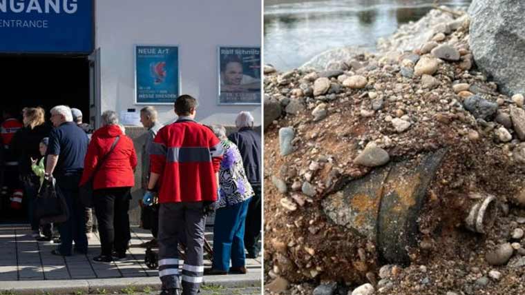 جرمنی میں دوسری جنگ عظیم کا  بم ملنے پر 17ہزار افراد کا انخلا