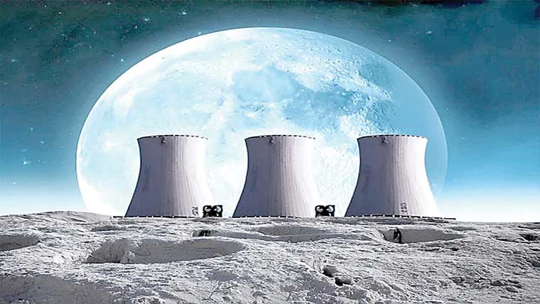  چاند پر جوہری ری ایکٹر نصب کرنے کی منصوبہ بندی 