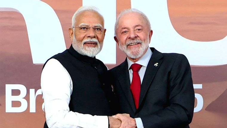 مودی اور برازیلی صدر کا رابطہ،امریکی  ٹیرف کاملکرمقابلہ کرنے پر اتفاق 