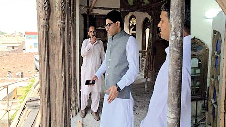 چنیوٹ:تاریخی ورثہ عمر حیات محل کی بحالی کا کام تیز کرنے کا حکم 