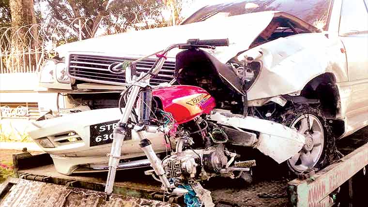 نوجوان حادثے میں زخمی