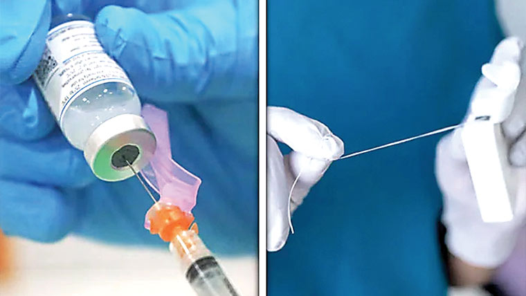 سوئی چبھوئے بغیر ویکسین لگانے کا ایک دلچسپ تصور پیش 