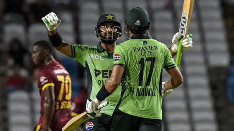   پہلا ون ڈے: پاکستان نے ویسٹ انڈیز کو 5 وکٹوں سے ہرادیا