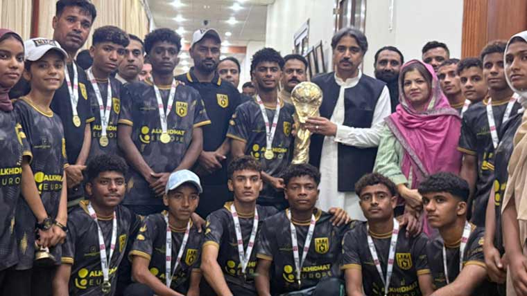 ناروے کپ جیتنے والے قومی ہیروز کا سندھ اسمبلی میں شاندار استقبال