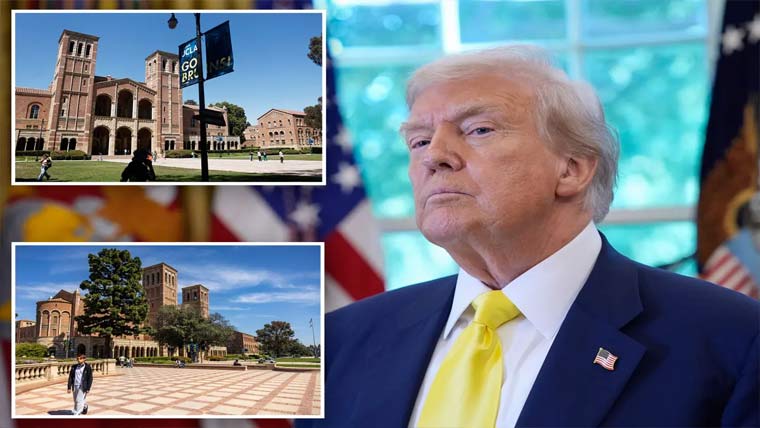 ٹرمپ کا یونیورسٹی آف کیلیفورنیا  پر 1ارب ڈالر جرمانے کا مطالبہ
