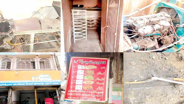 گیس چوروں کے خلاف کارروائیاں ،3 ملزمان گرفتار