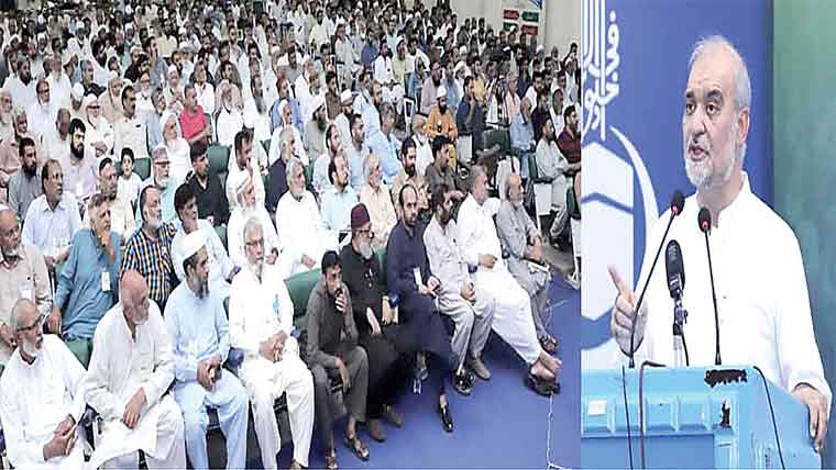 فوجی آپریشنز حل نہیں، لوگوں کو احساسِ تحفظ دیں : حافظ نعیم