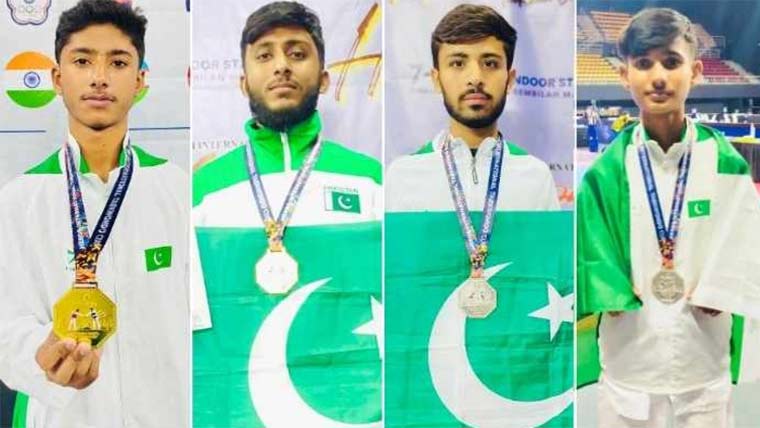 ہیرو اوپن ملائیشیا تائیکوانڈو چیمپئن شپ میں پاکستان کے 4 تمغے