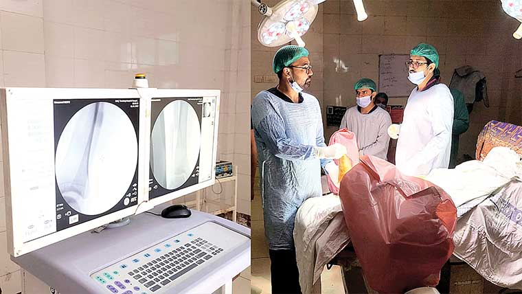 ڈاکٹر فیصل مسعود ٹیچنگ ہسپتال میں ہڈیوں  کے بڑے آپریشنز کی سہولت کا آغاز 