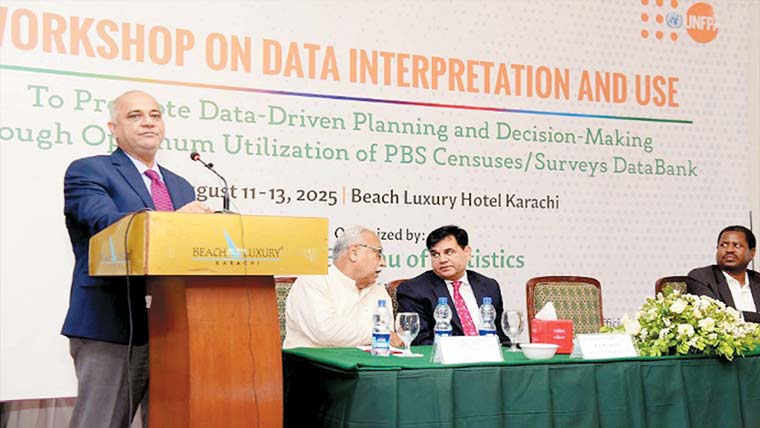 پاکستان بیورو آف شماریات کی تین روزہ ورکشاپ 