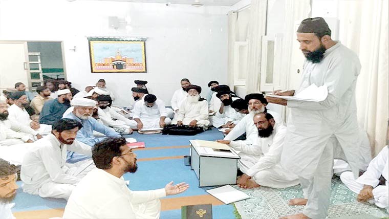  تحریک لبیک ضلع سرگودھا کا تنظیمی اجلاس  بلدیاتی انتخابات کی تیاریوں پر بریفنگ