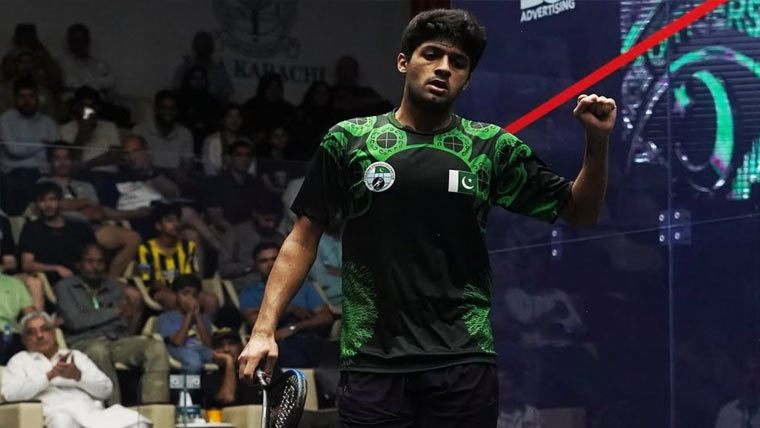  نور زمان عالمی گیمز کے سکواش  ایونٹ کے فائنل میں پہنچ گئے