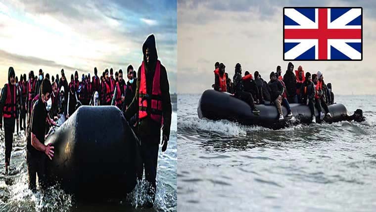 برطانیہ :غیر قانونی تارکین کی  تعداد 50 ہزار سے تجاوز حکومت کو شدید تنقید کا سامنا