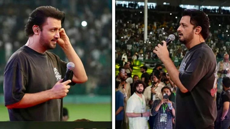 والد کی رحلت کے باوجود عاطف اسلم کی پرفارمنس سے حاضرین ششدر 