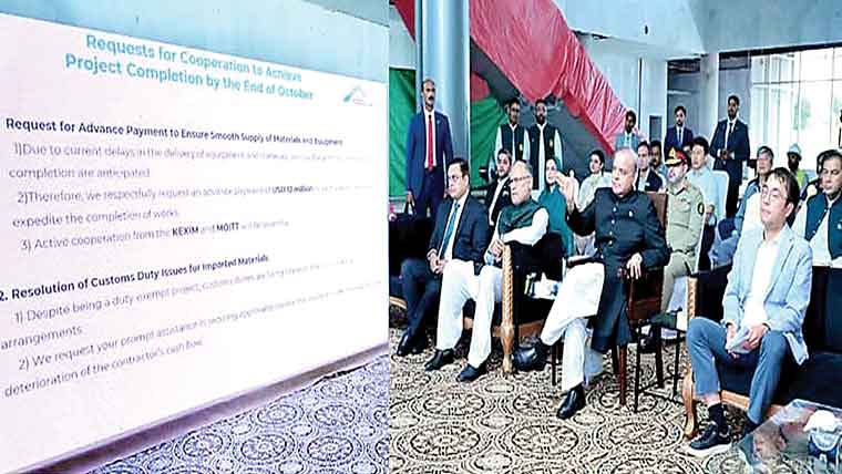 وزیراعظم کا ٹیکنالوجی پارک کا دورہ ، تعمیر میں سست روی پر برہمی 