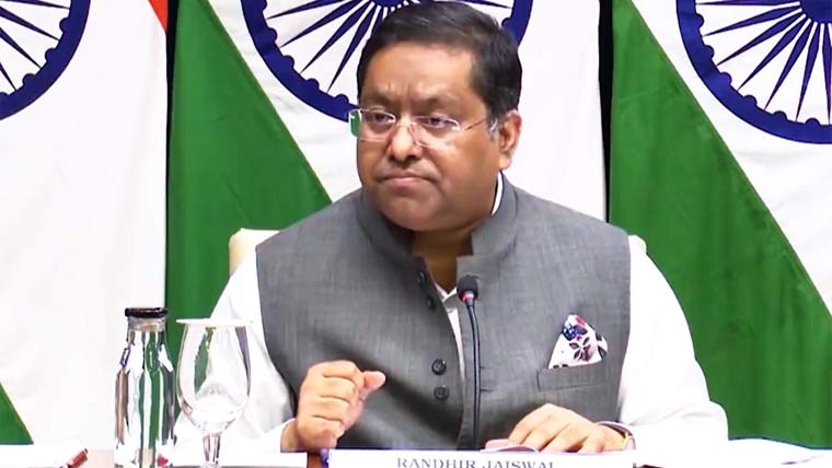 پاکستان بیان بازی میں تحمل سے کام لے :بھارتی وزارت خارجہ 