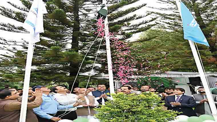 یوم آزادی پر آئیسکو  ہیڈ آفس میں تقریب 