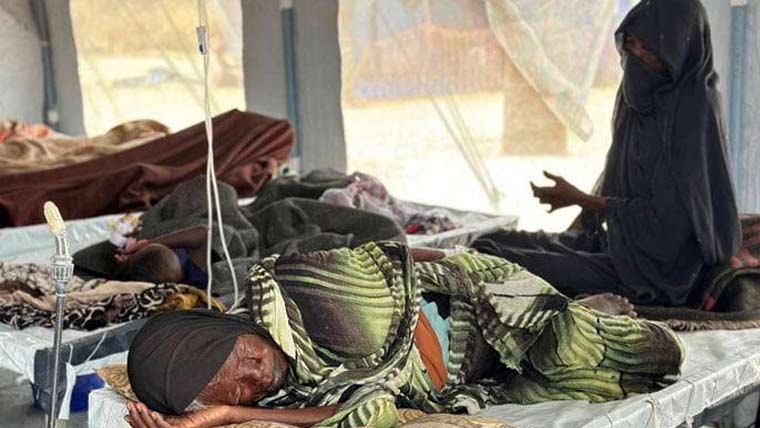 سوڈان:ہیضے کی وباپھیلنے سے  ایک ہفتے میں 40افراد ہلاک