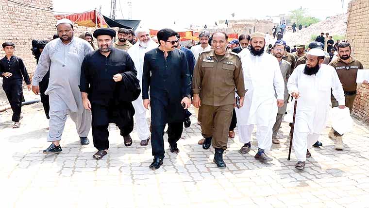  چہلم حضرت امام حسین ؓ کے موقع پر فول پروف سکیورٹی انتظامات 