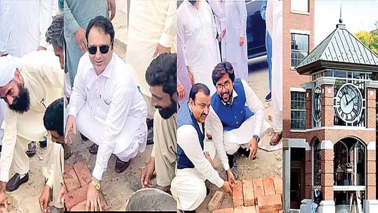 قلعہ دیدار سنگھ میں کلاک ٹاور کا سنگ بنیاد رکھ دیا گیا 