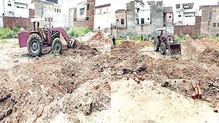 سرکاری اراضی پر نا جائز قبضہ کی کوشش ناکام بنا دی گئی 