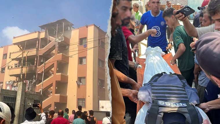 غزہ:ہسپتال پر بمباری،6صحافیوں سمیت 20شہید،اقوام متحدہ کی مذمت