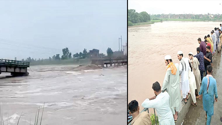 دریاؤں میں سیلاب،لاہور سمیت متعدد شہروں کیلئے الرٹ:بھارت نے پانی چھوڑدیا،راوی،ستلج،چناب بپھرگئے،ڈیڑھ لاکھ افراد کا انخلا،ریکارڈ بارش سے سیالکوٹ کے تمام علاقے زیرآب