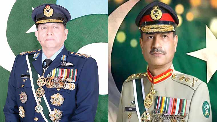 5 سال کیلئے آرمی چیف اور چیف آف ڈیفنس فورسز تعینات 