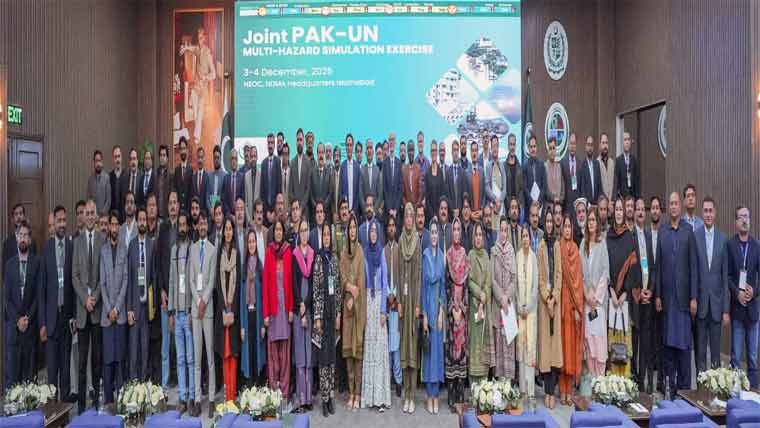 ممکنہ آفات کامقابلہ،این ڈی ایم اے اور اقوام متحدہ کی مشقیں 