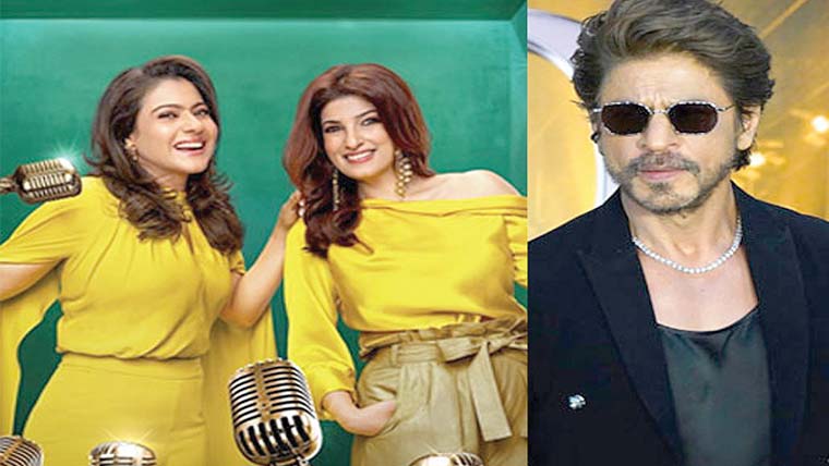 فلم شوٹنگ کی وجہ سے کاجول،ٹوئنکل  کے شو میں نہیں گیا:شاہ رخ