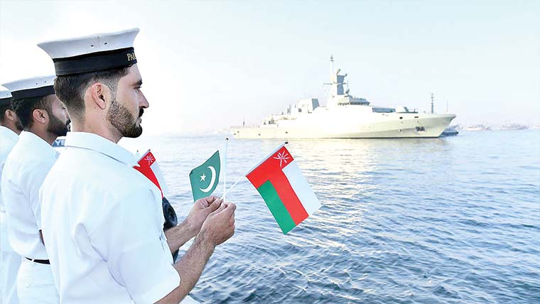  پاکستان اورعمان کی مشترکہ  بحری مشقیں، تجربات کاتبادلہ