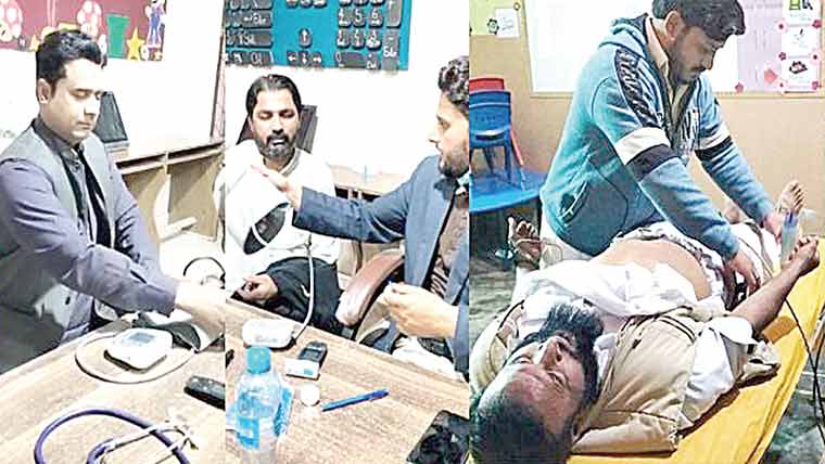  دو روزہ فری میڈیکل کیمپ، 900  مریضوں کا چیک اپ 