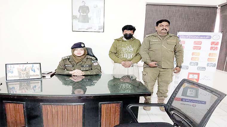 بیوی بچوں پر تشدد اور ہراساں  کرنے والا ملزم گرفتار