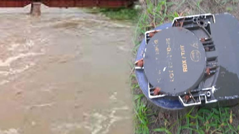 ظفروال:بھارتی ساختہ 14 پونڈ وزنی اینٹی ٹینک مائن برآمد 