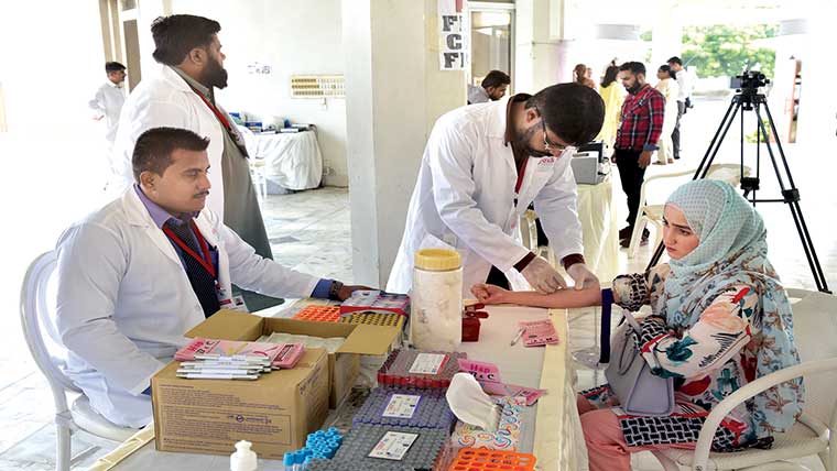 مفت طبی کیمپ کاانعقاد