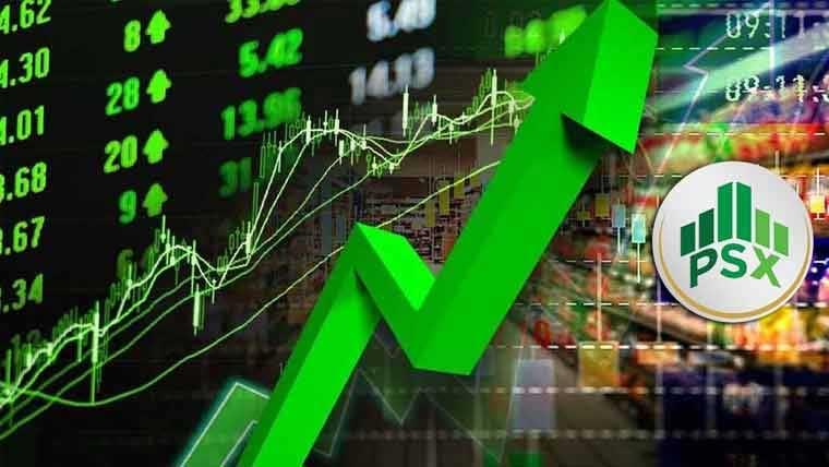 پاکستان اسٹاک ایکسچینج میں تیزی، ٹریڈنگ کا گرین زون میں اختتام