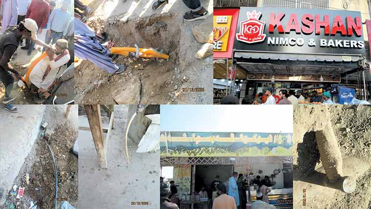 گیس چور4ملزمان گرفتار، 1500غیرقانونی کنکشن منقطع