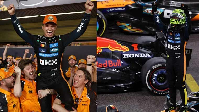 برطانیہ کے لینڈو نورس نے فارمولا ون کا ٹائٹل جیت لیا 