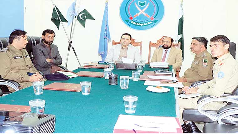  اسد عباس مگسی کا کیڈٹ کالج عیسیٰ خیل کا تفصیلی د ورہ 