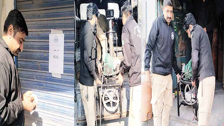  ایل پی جی کی غیر قانونی ریفلنگ، 24دکانیں سیل 