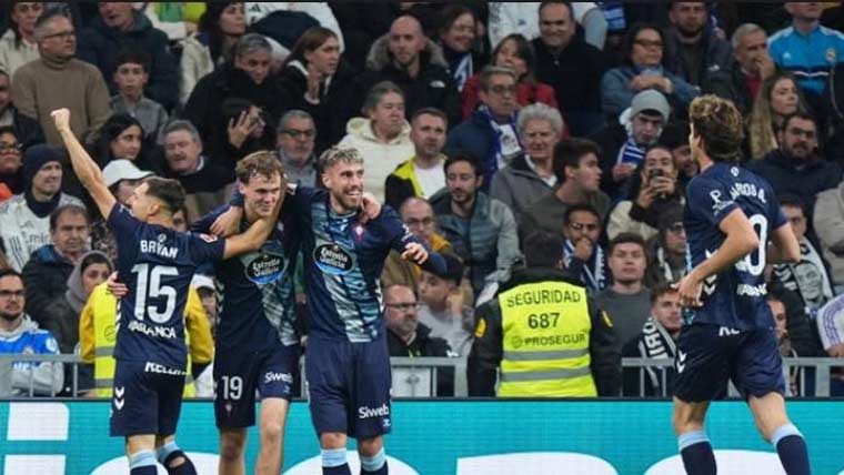 سیلٹا ویگونے سپینش لالیگا میں  ریال میڈرڈ کو 0-2سے ہرا دیا